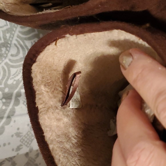 Girls 3 brown cozy calf boot - Picture 6 of 10